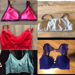 5 bras/bralettes all in perfect condition